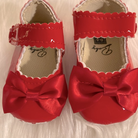 Baby Other - 🔴🎄🤶🤣Candy apple red red dress shoes